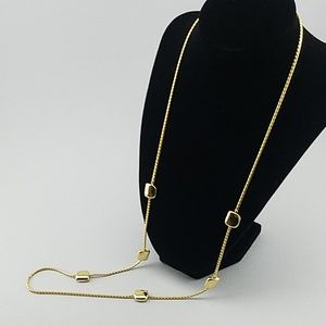 EUC Liz Claiborne Inc long necklace gold chain 34"